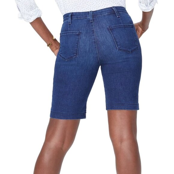 NYDJ Marilyn Stretch Denim Bermuda Shorts - Picture 2 of 8